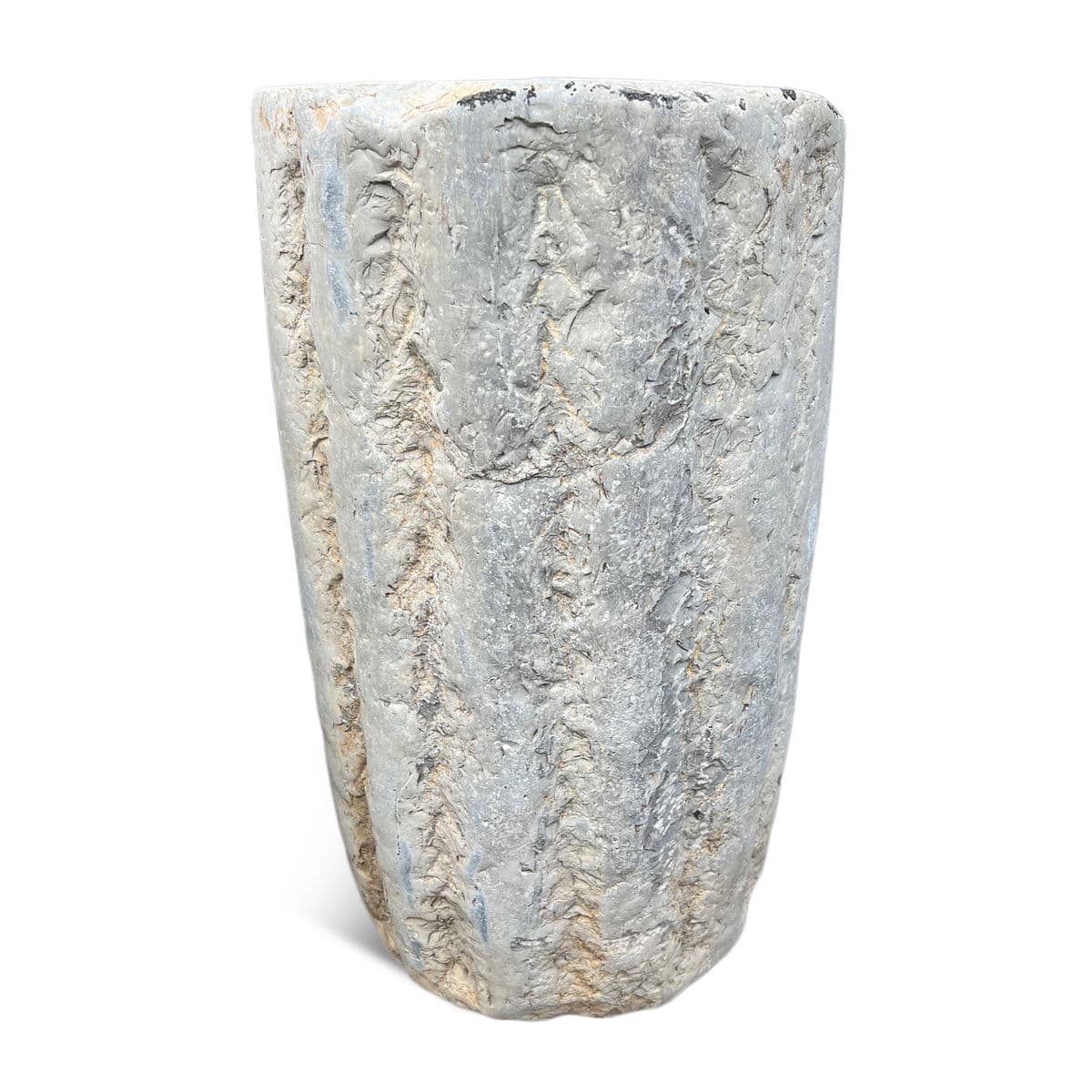 Vintage Mongolian Stone Field Roller - Thumbnail 3