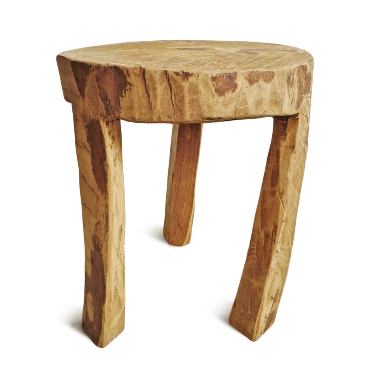 Rustic Naga Three Leg Wood Table - Thumbnail 3