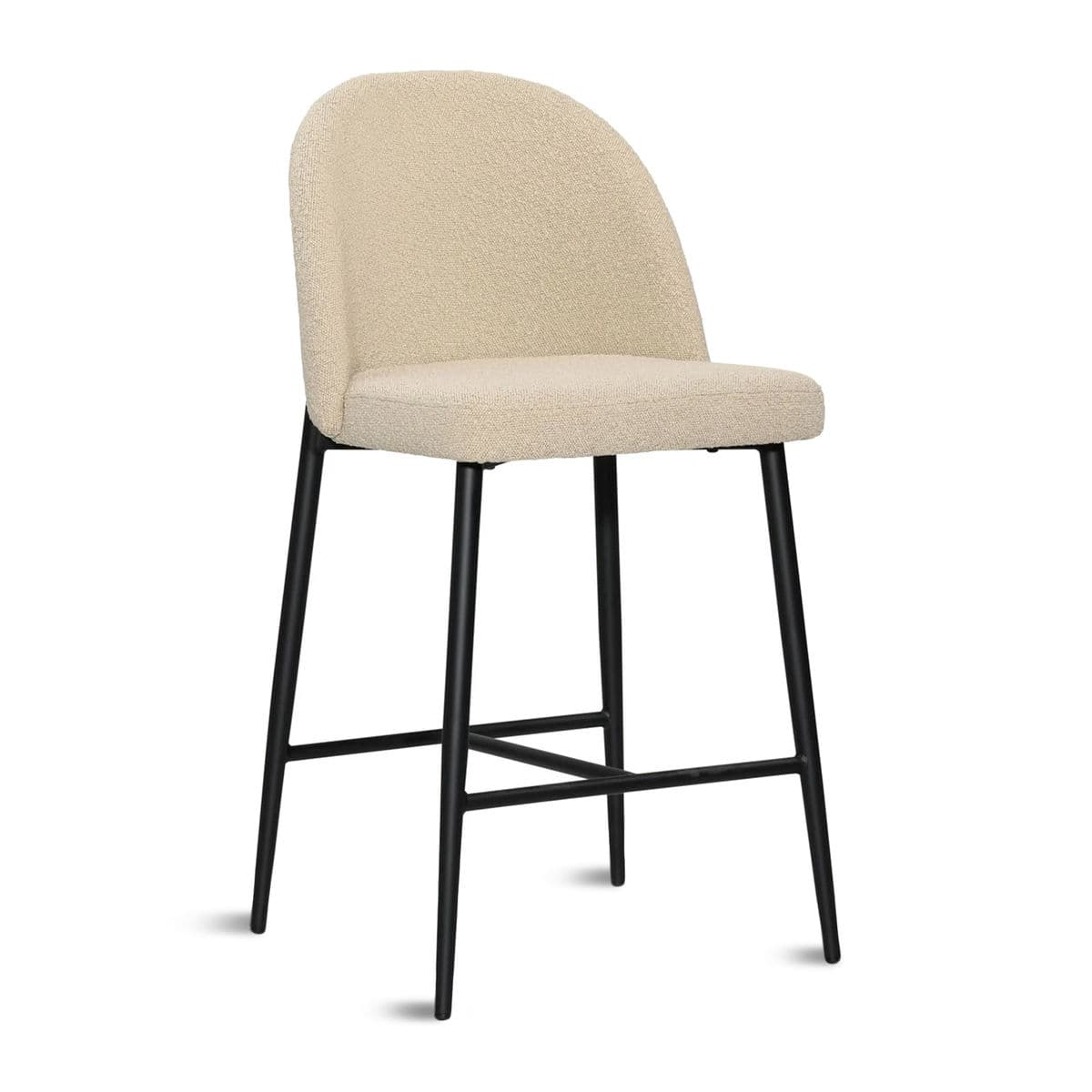 Aria Modern Boucle Counter Stool - Thumbnail 3