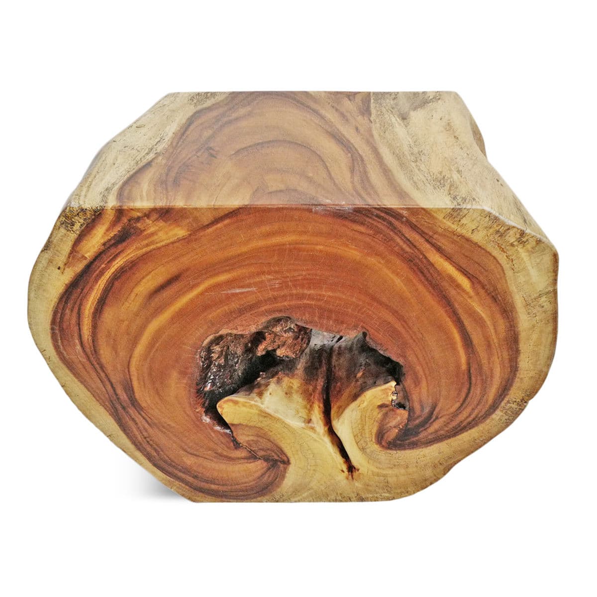 Organic Monkey Pod Side Table - Thumbnail 3