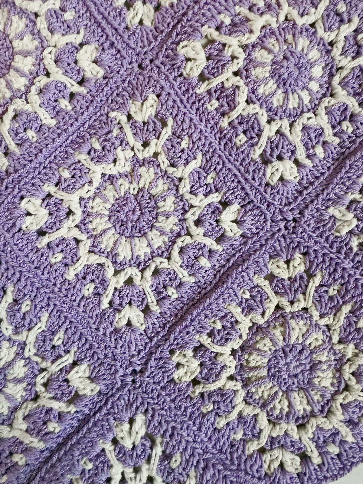 Lavender Macrame Shoulder Bag - Thumbnail 3