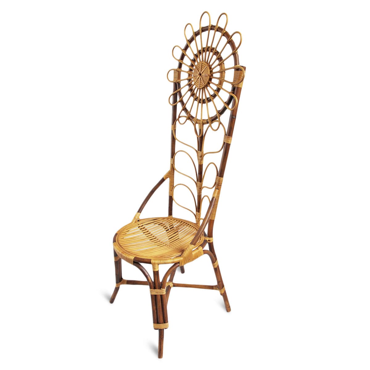 Tall Bamboo Sunflower Chair - Thumbnail 3