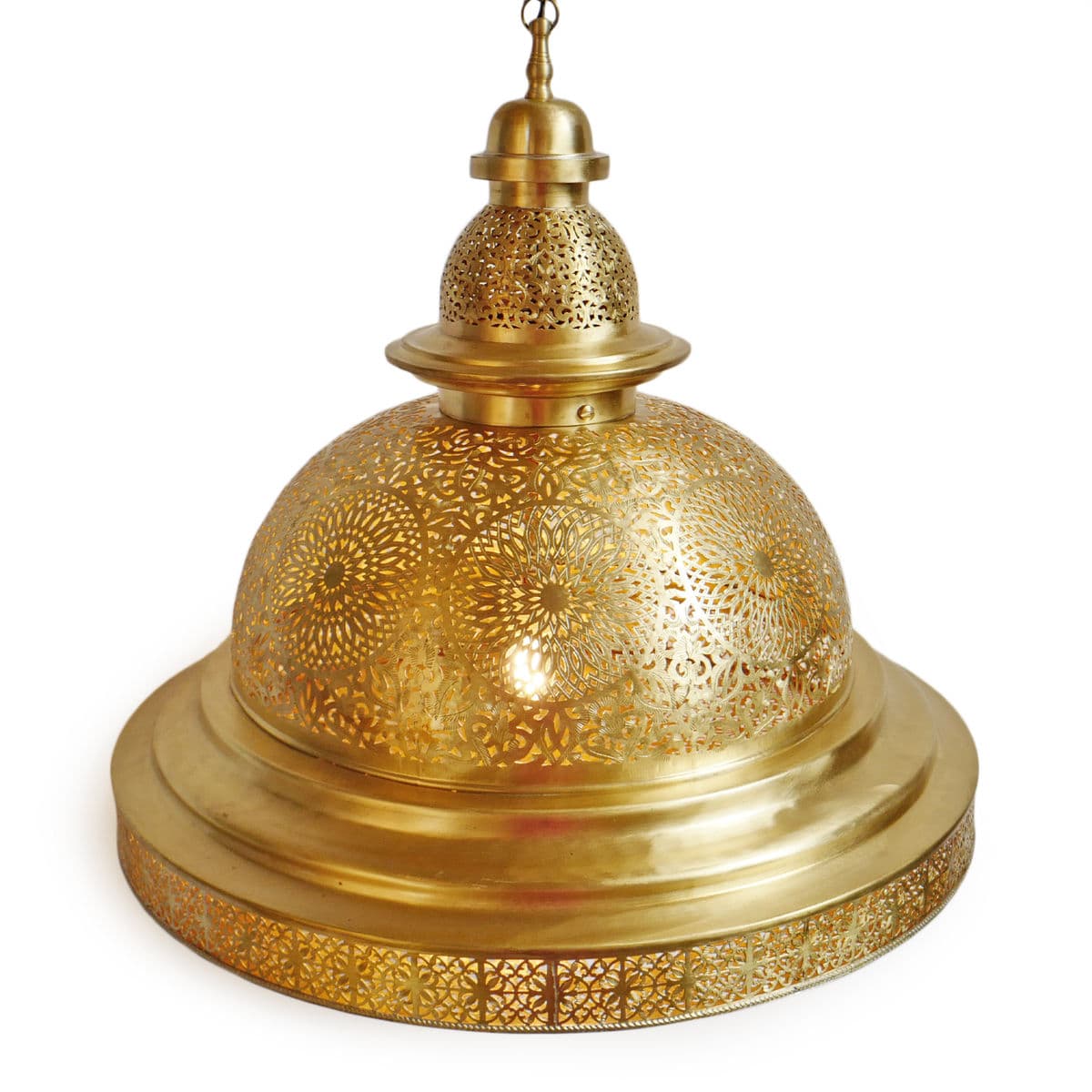 Brass Bell Pendant Large - Thumbnail 3