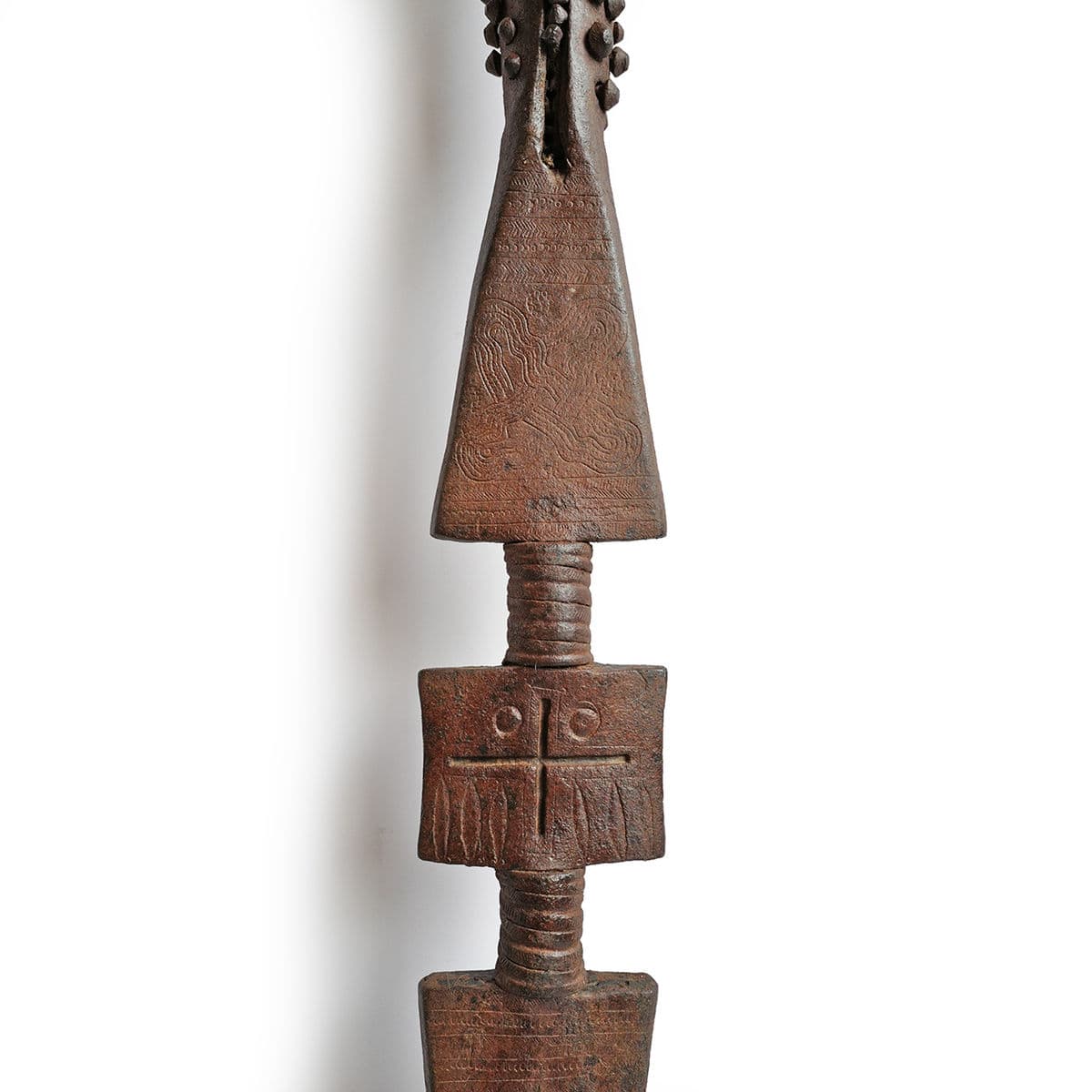 Yoruba Opa Orisa Oko Iron Staff - Thumbnail 3