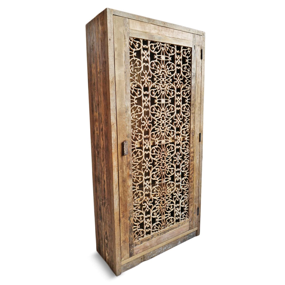 Carved Medallion Tall Cabinet - Thumbnail 3