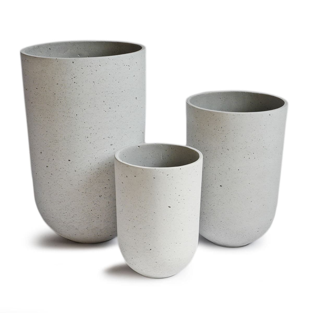 Modern Nina Cement Planter Large - Thumbnail 3