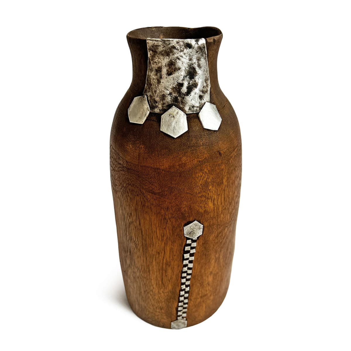 Vintage Tutsi Wood Pot - Thumbnail 3