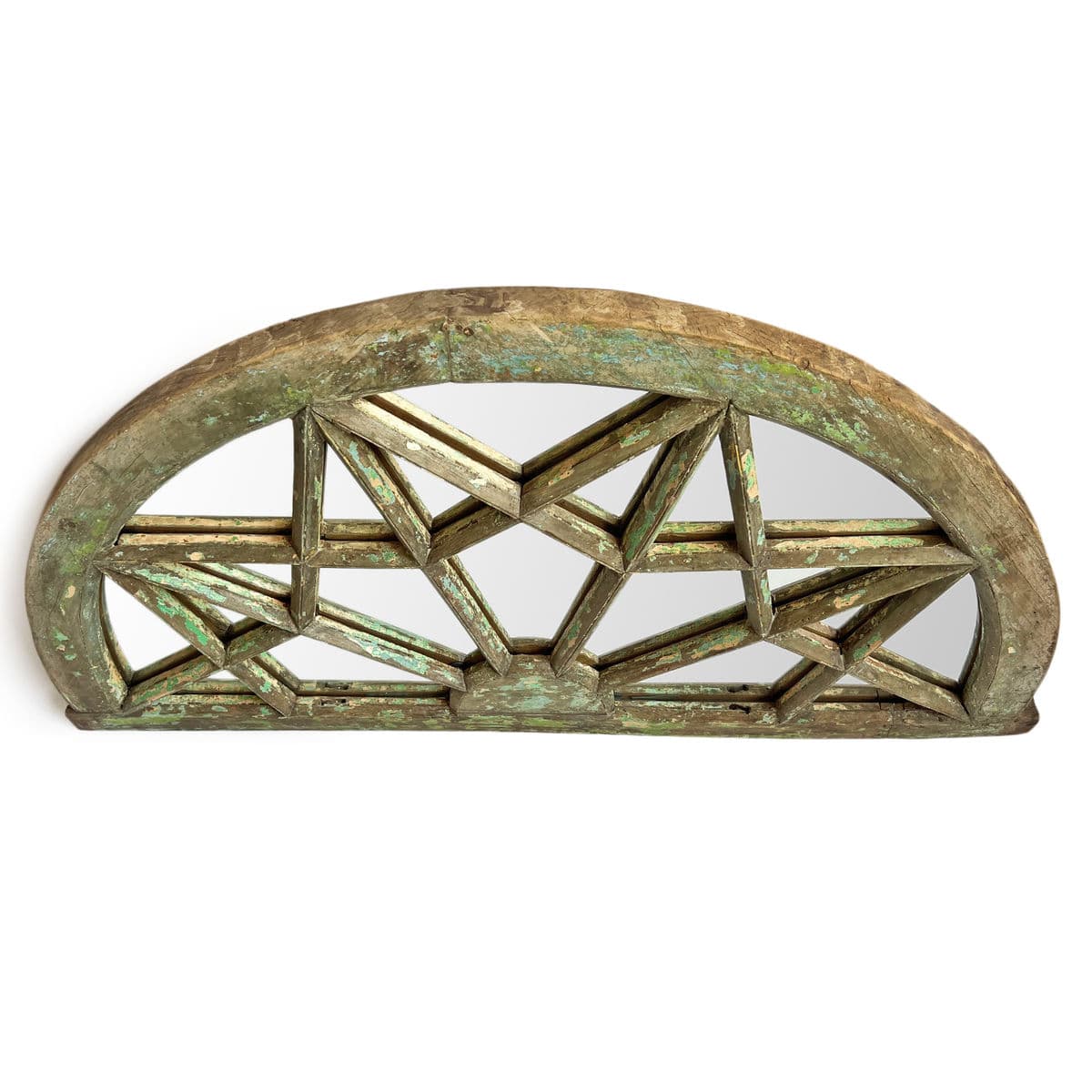 Vintage Arched Transom Mirror - Thumbnail 3