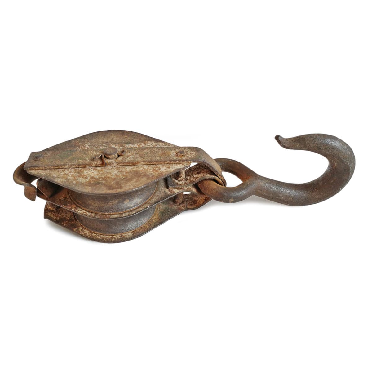 Antique Iron Pulley - Thumbnail 3