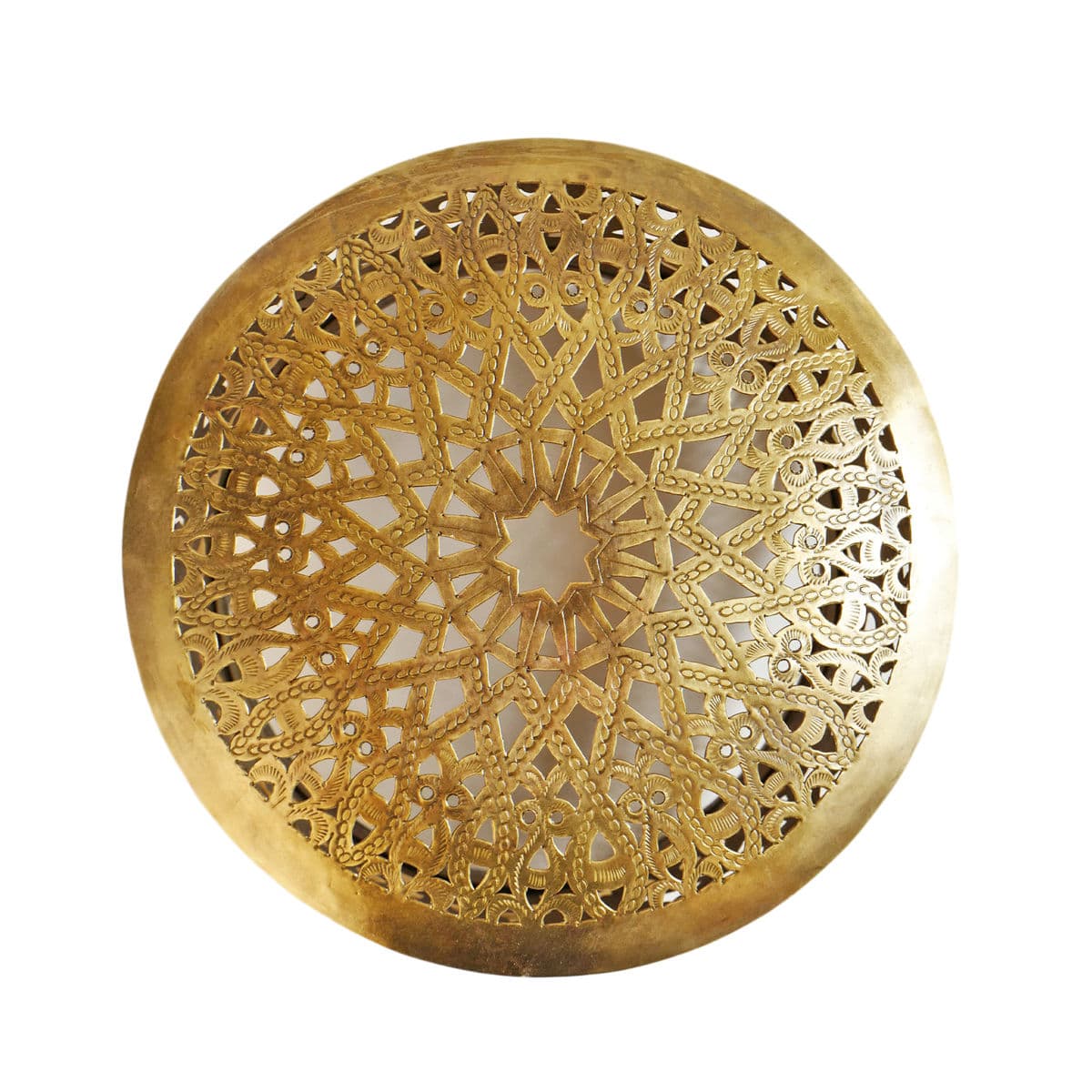 Brass Moroccan Wall / Ceiling Sconce - Thumbnail 3