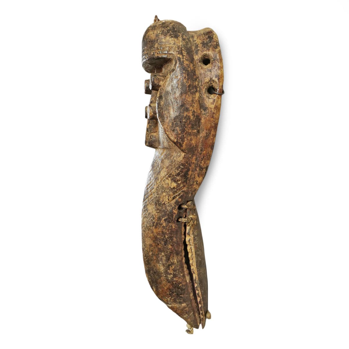 Antique Grebo Bird Puppet Mask - Thumbnail 3
