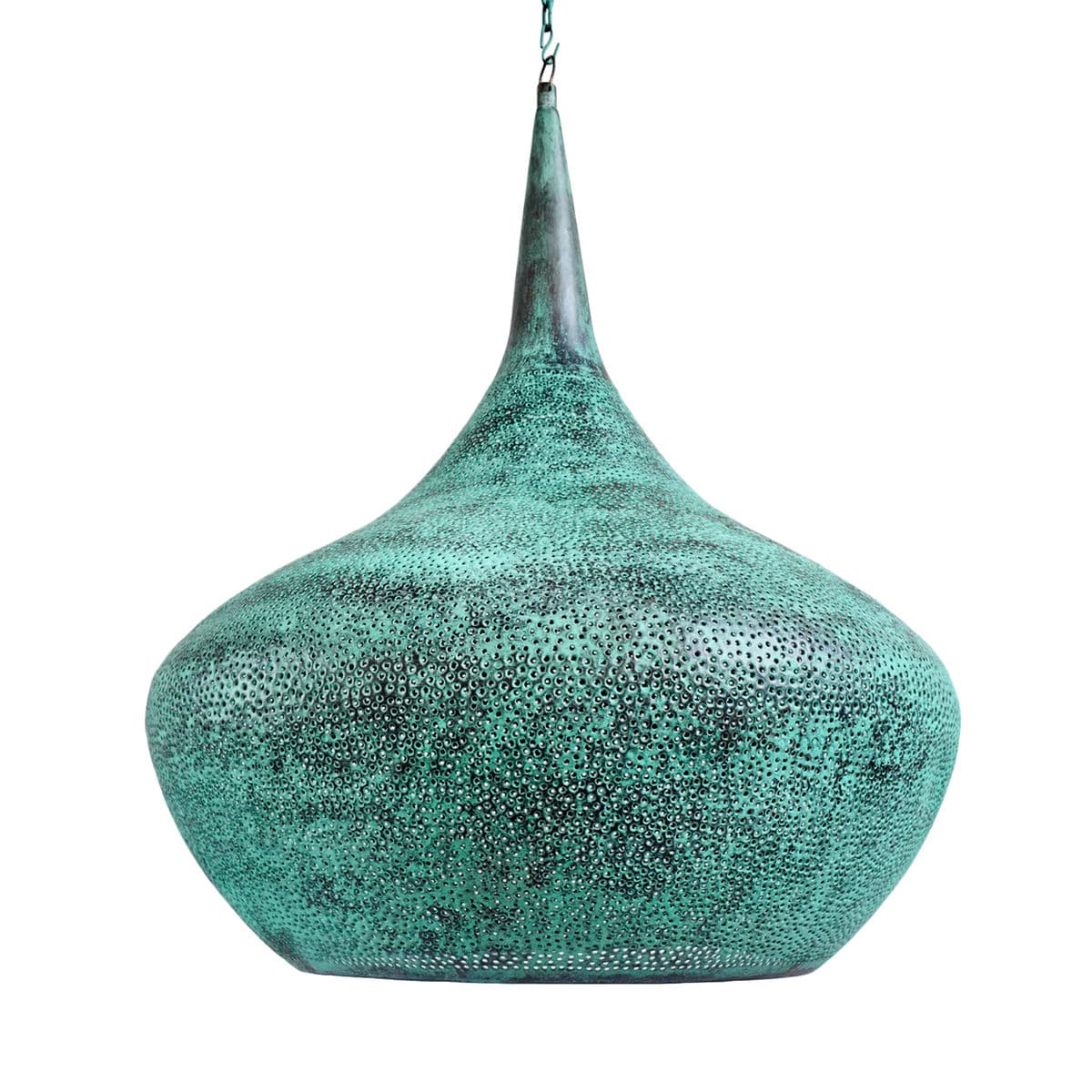 Copper Rain Drop Lantern Small - Thumbnail 3