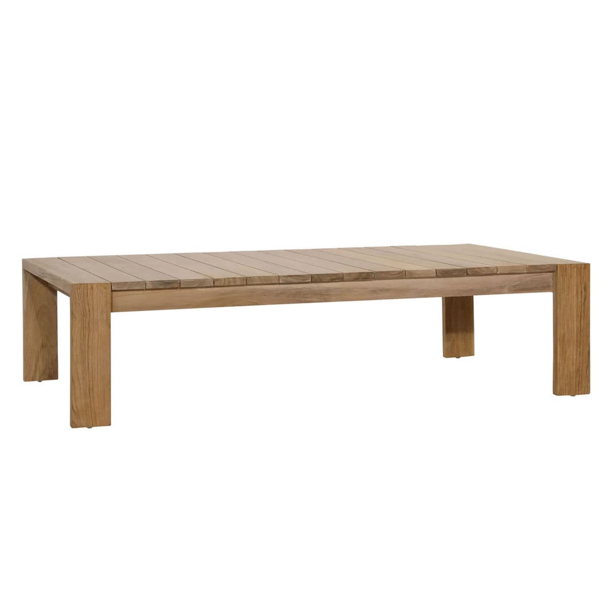 Simple Outdoor Teak Coffee Table - Thumbnail 3