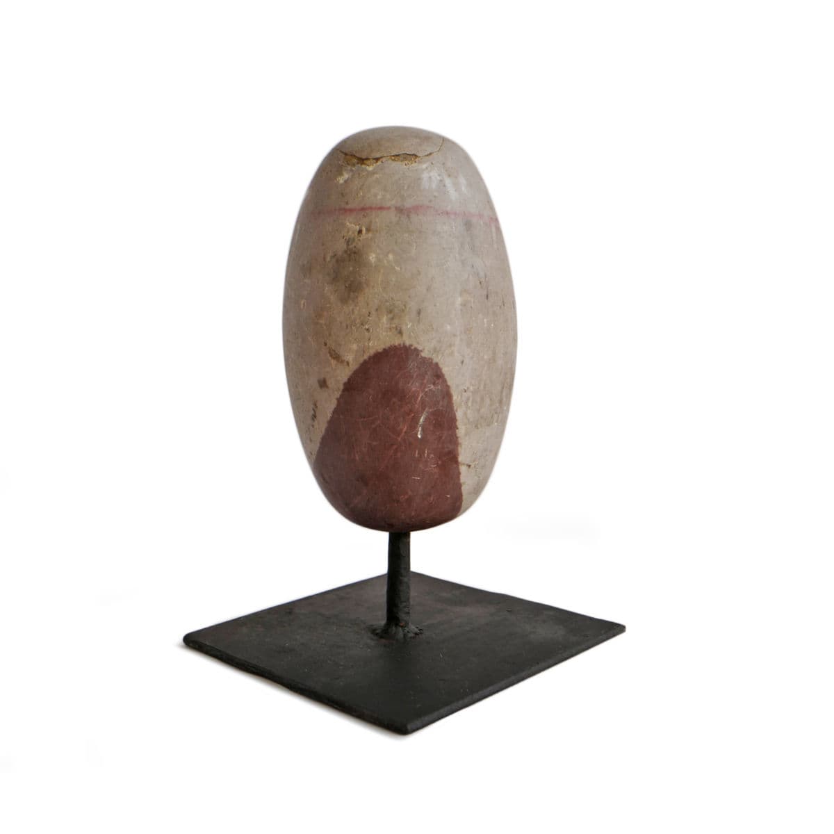 Natural Lingam Stone on Stand - Thumbnail 3