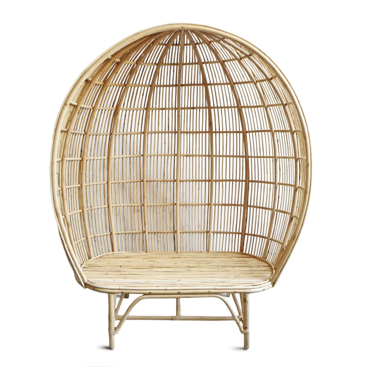 Bamboo Shell Canopy Bench - Thumbnail 3