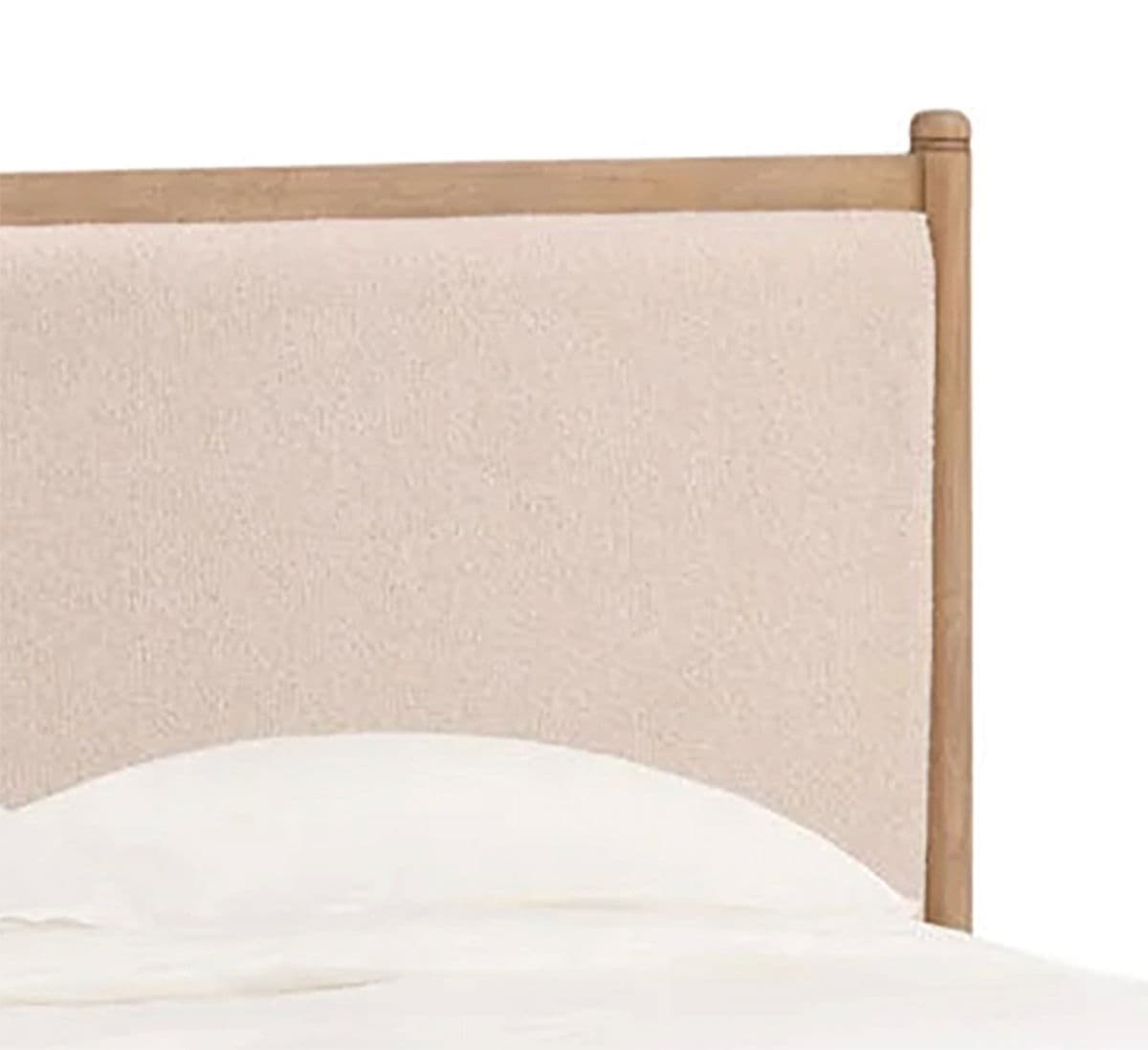 Cream Boucle King Bed - Thumbnail 3