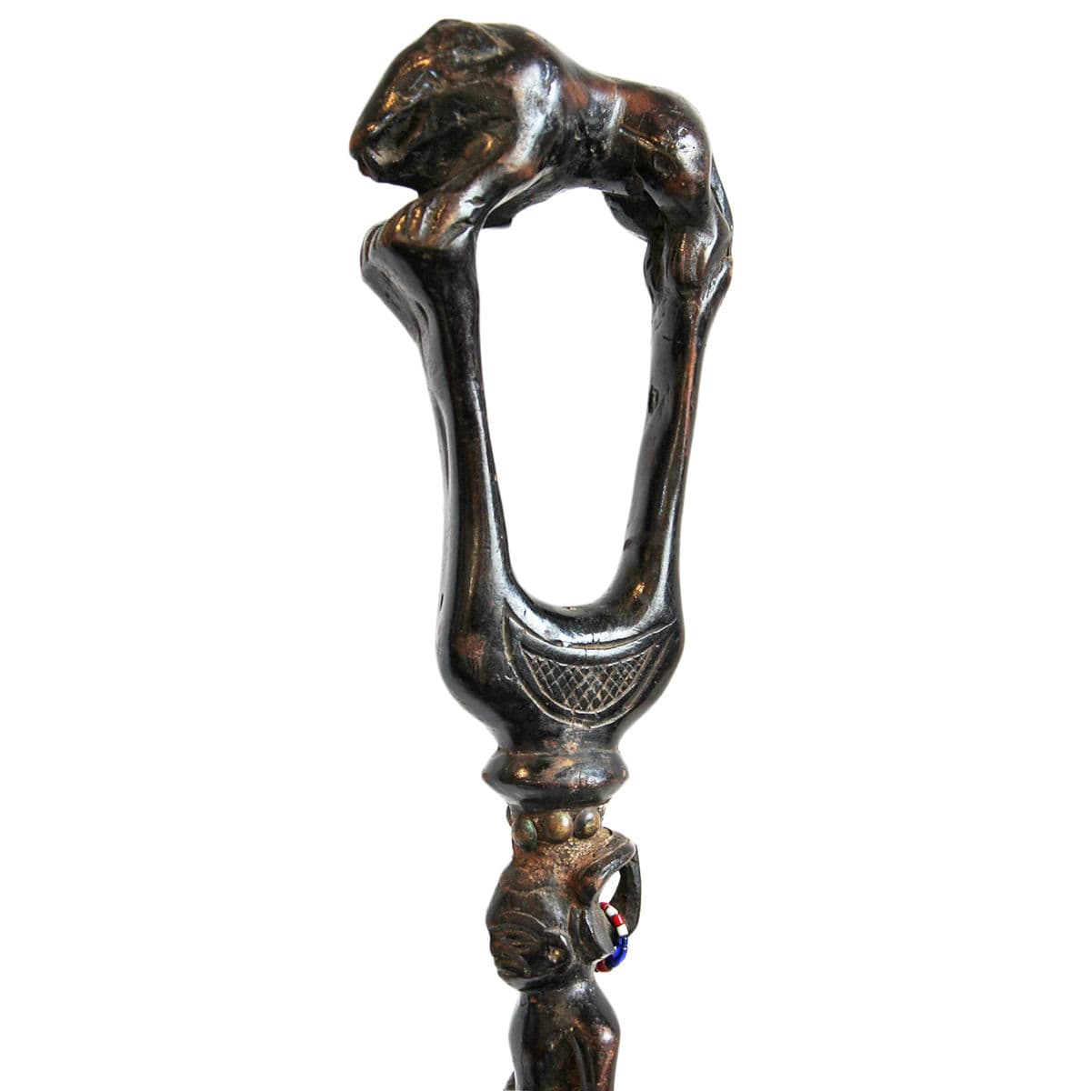 Antique Chowke Chief Staff - Thumbnail 3