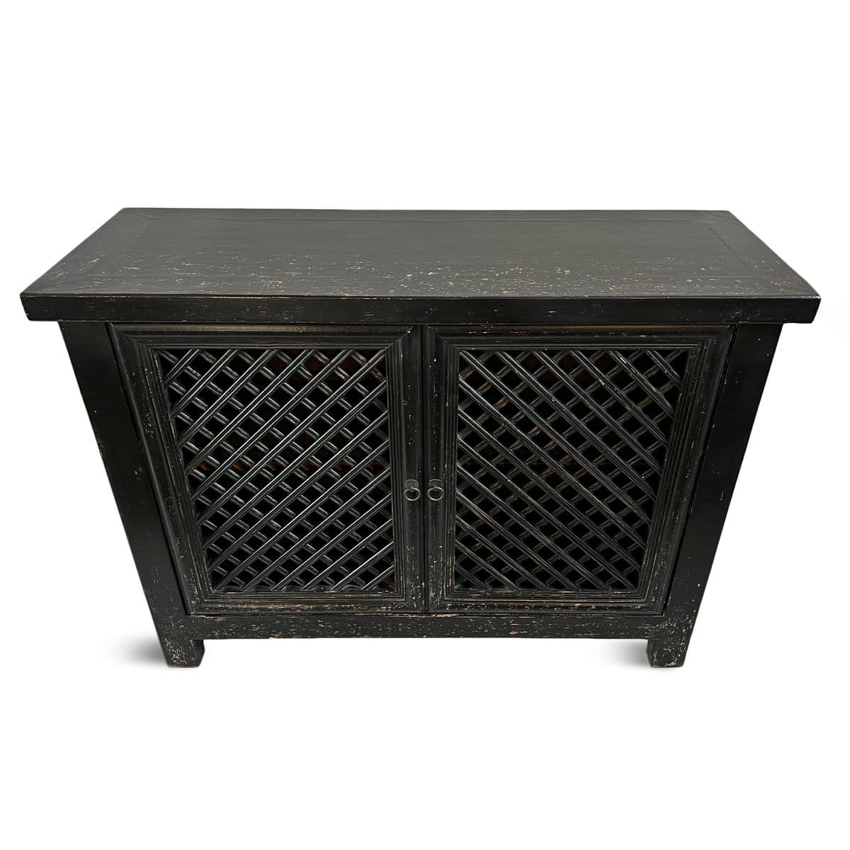 Black Aged Lattice Sideboard - Thumbnail 3