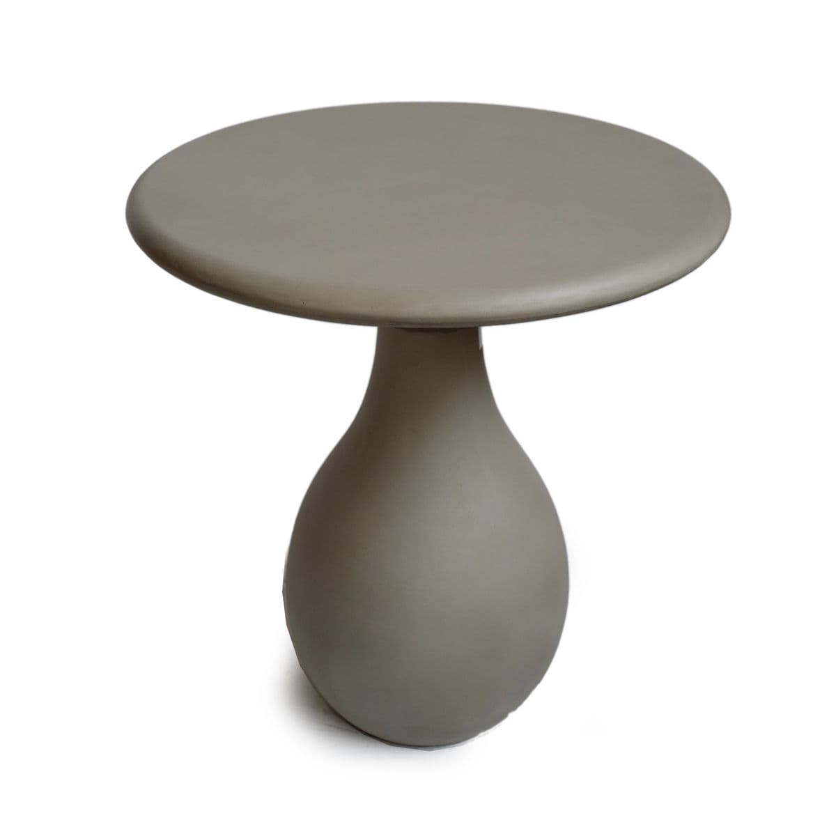 Outdoor Cement Mix Drop Side Table - Thumbnail 3