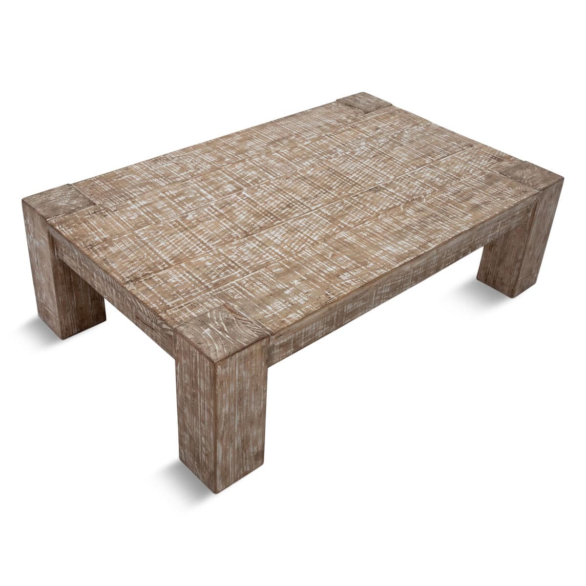 Salvaged White Wash Coffee Table - Thumbnail 3