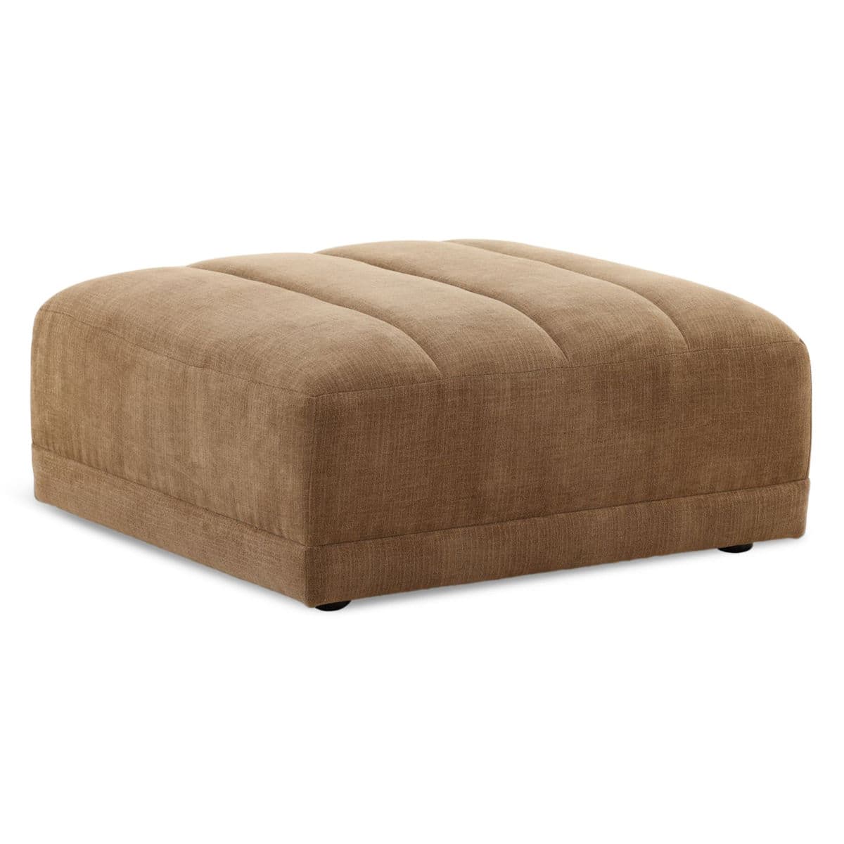 Cocoa Upholstered Ottoman - Thumbnail 3