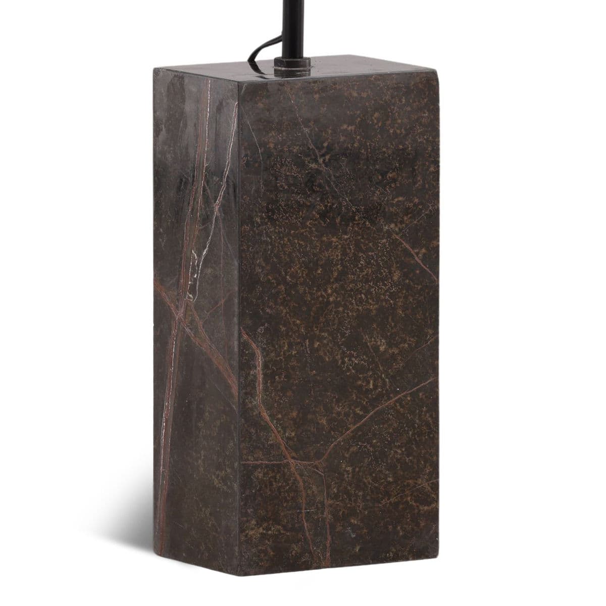 Dark Marble Base Floor Lamp - Thumbnail 3