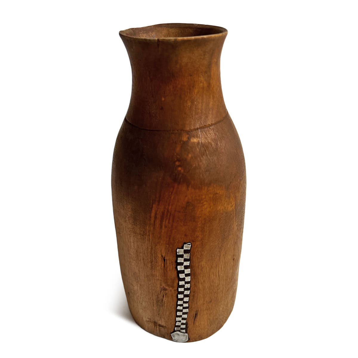 Vintage Tutsi Wood Pot - Thumbnail 3