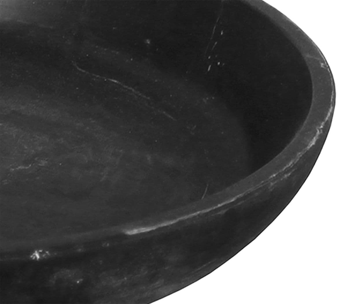 Modern Black Marble Plate / Bowl - Thumbnail 3