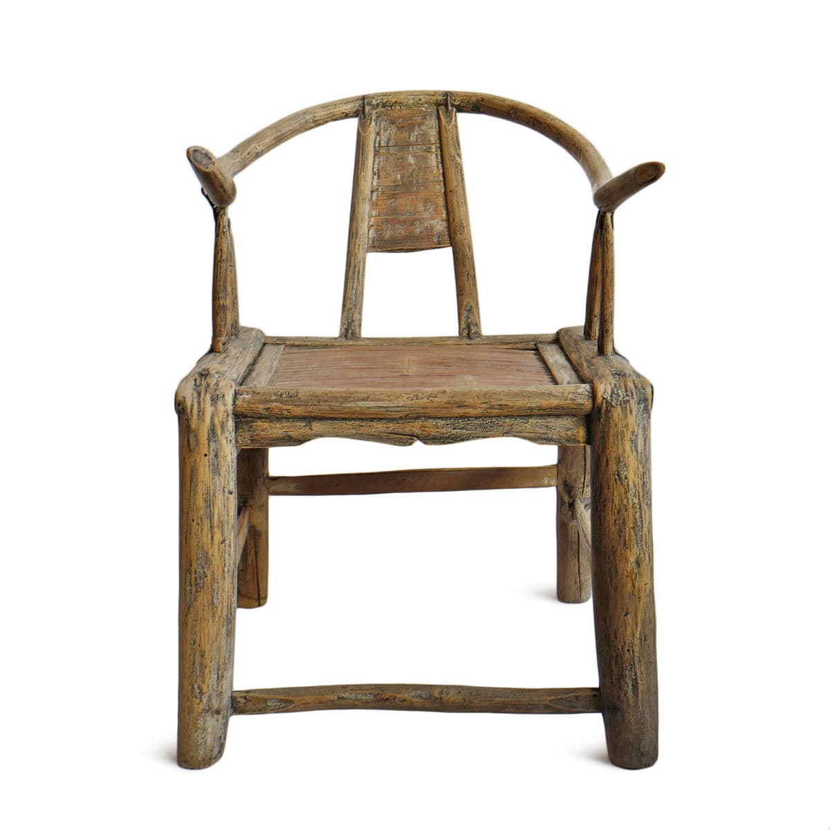 Antique Horseshoe Lay Back Arm Chair - Thumbnail 3