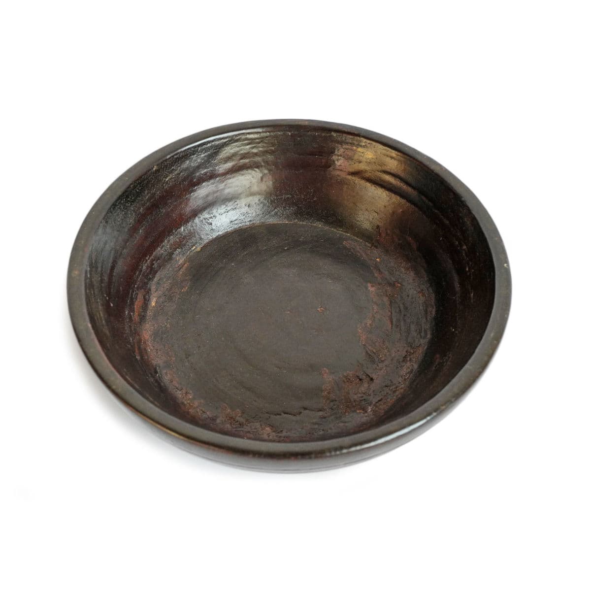 Old Ebony Wood Nepal Bowl - Thumbnail 3