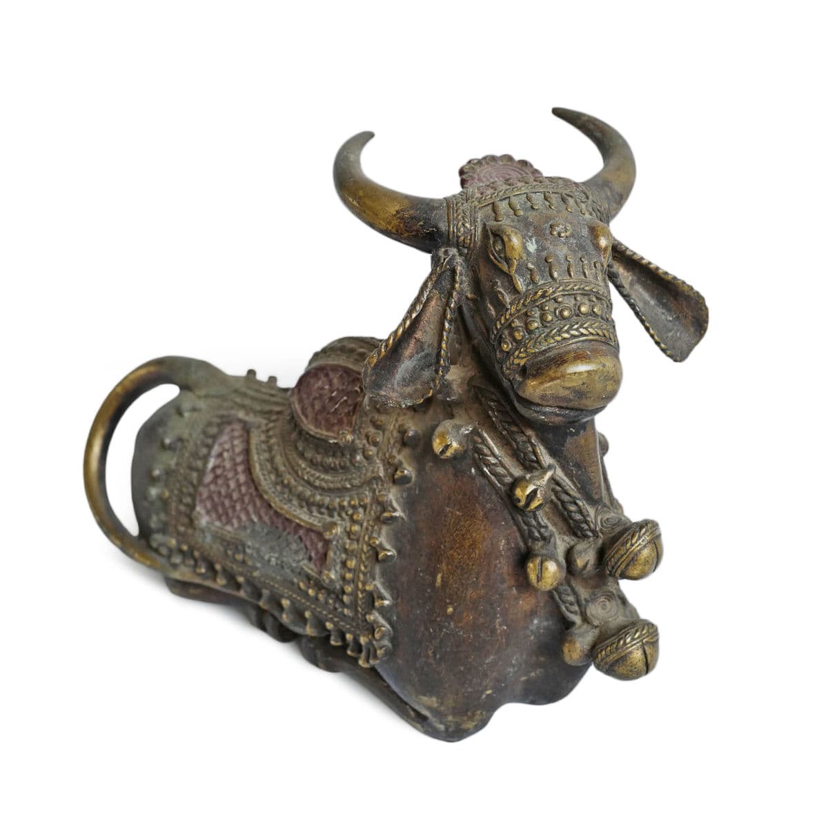 Antique Brass Nandi Bull India - Thumbnail 3