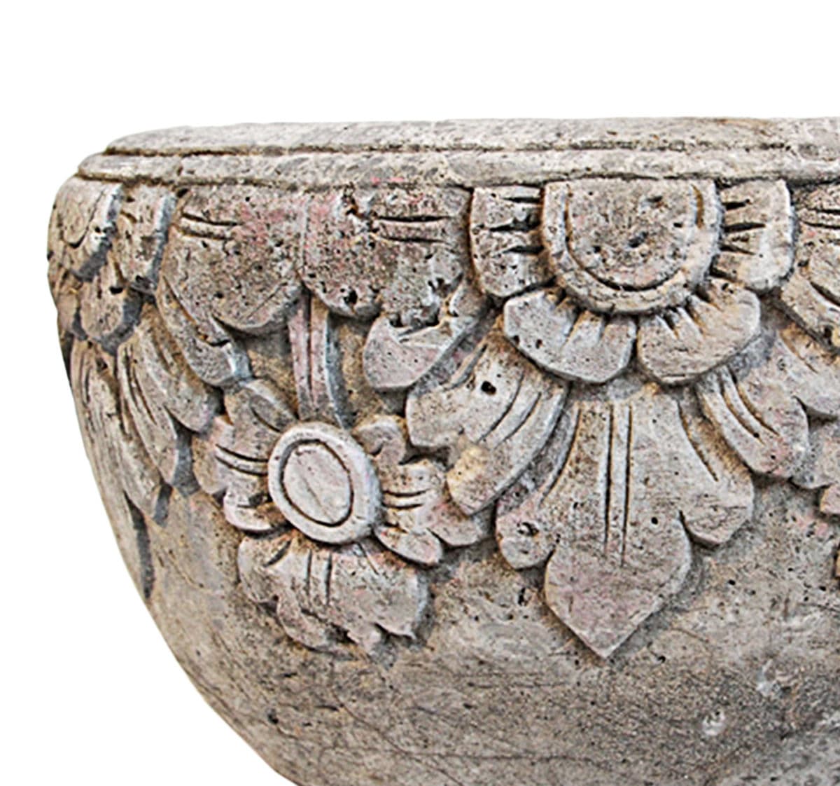 Stone Carved Planter Pot - Thumbnail 3