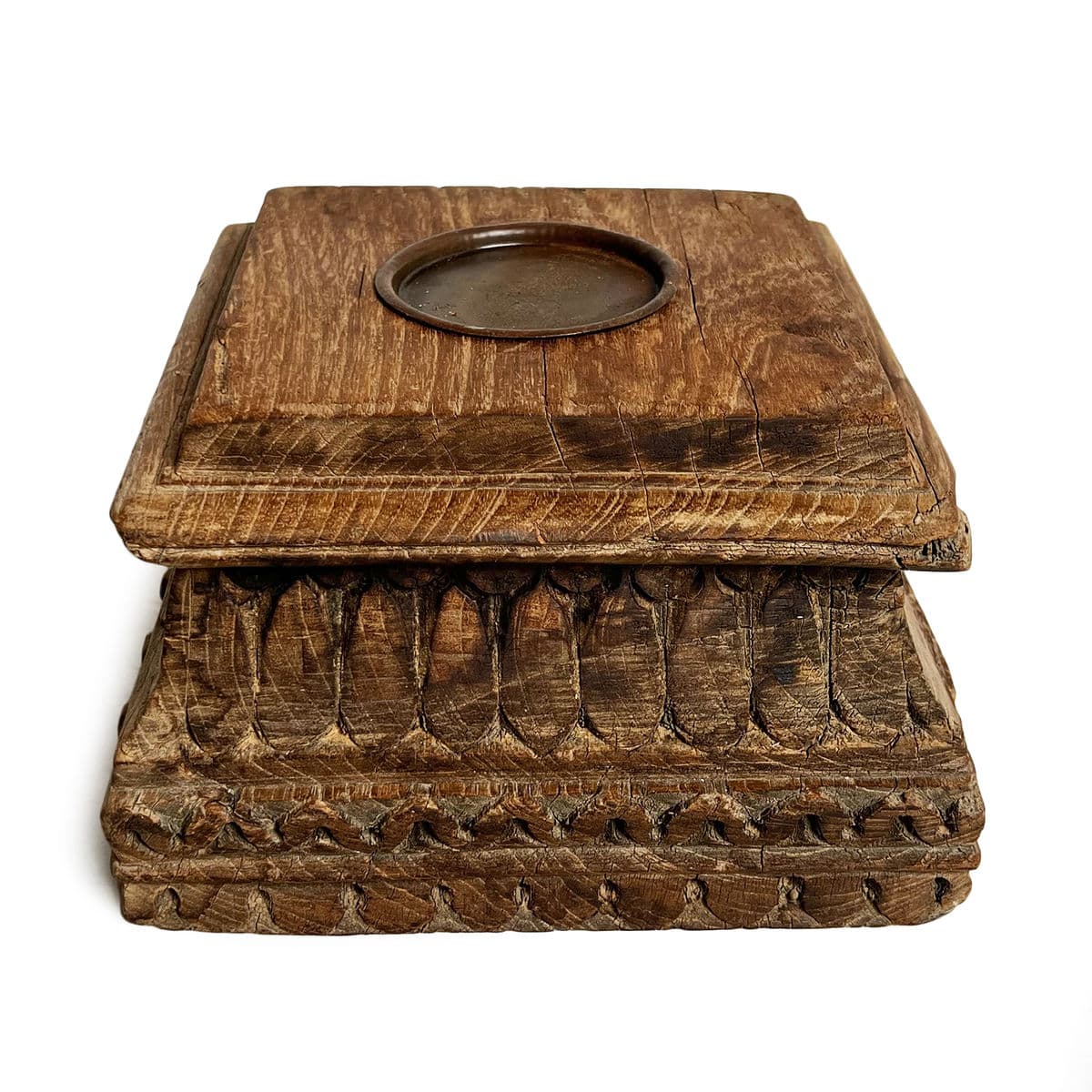 Antique Corinthian Candle Stand - Thumbnail 3