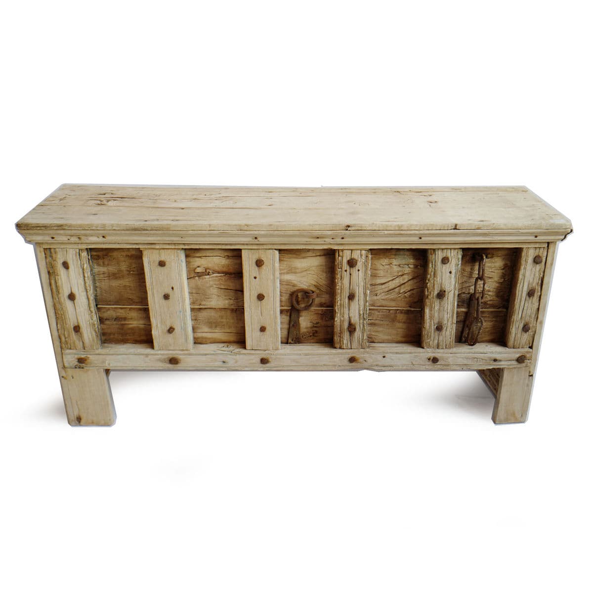 Sun Bleached Old Door Console Table - Thumbnail 3