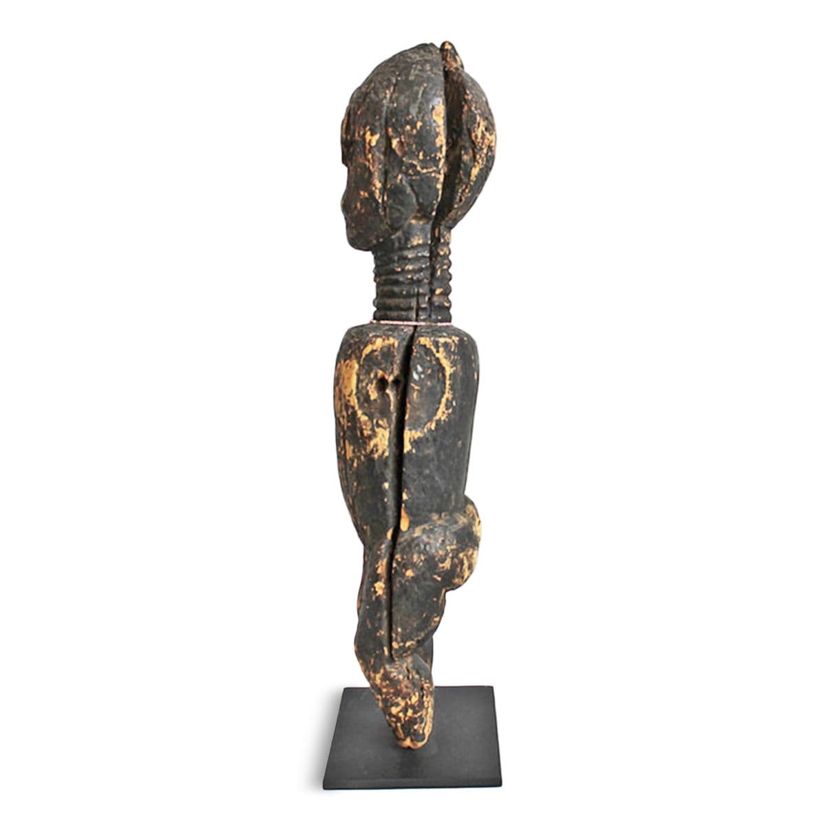Antique Carved Asante Figure - Thumbnail 3