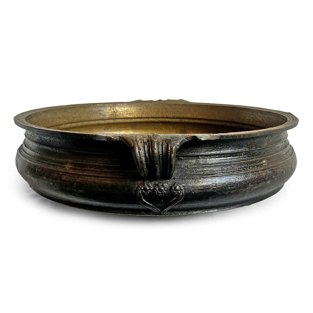 Antique Bronze Urli Bowl - Thumbnail 3