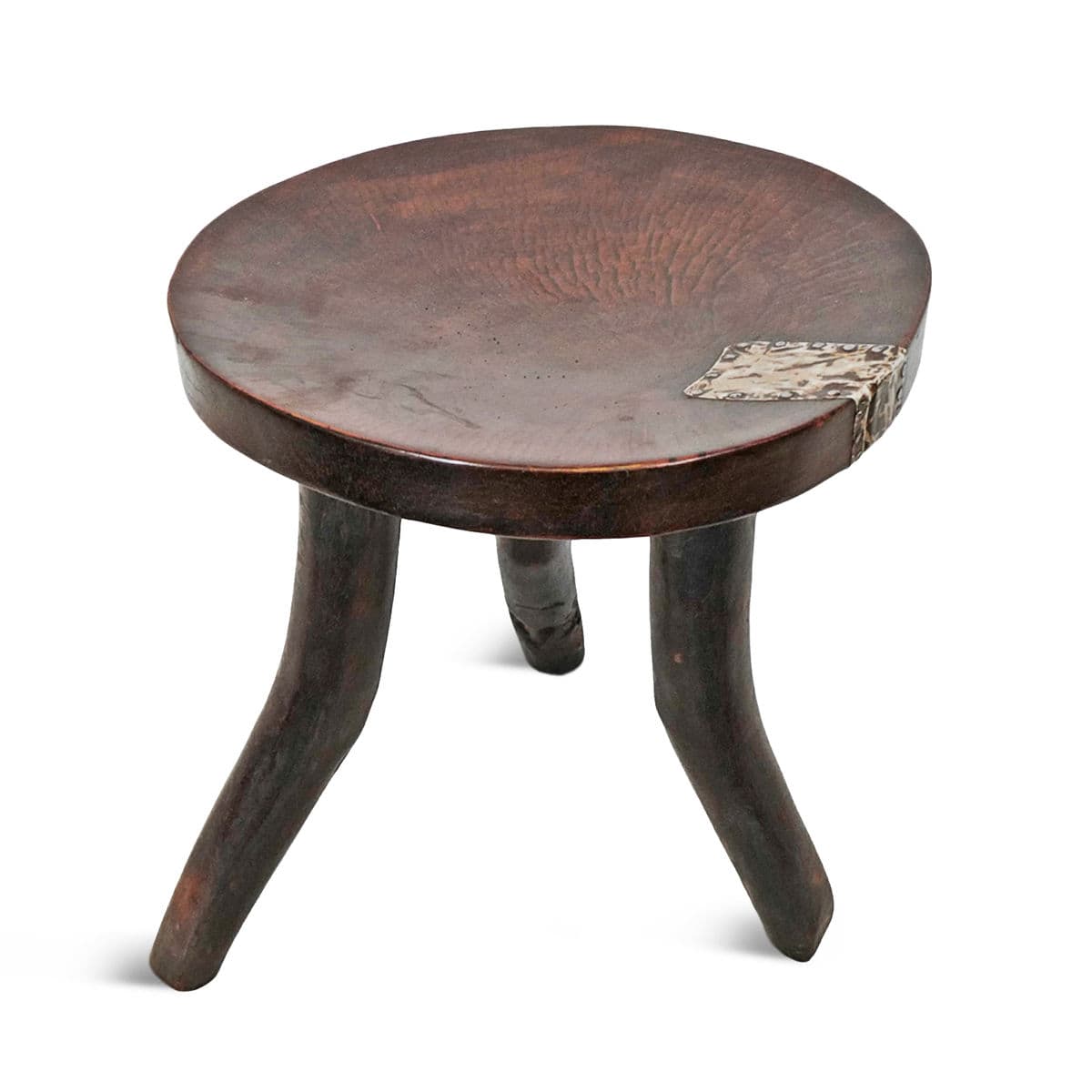 Vintage Luo Sudan Wood Stool - Thumbnail 3