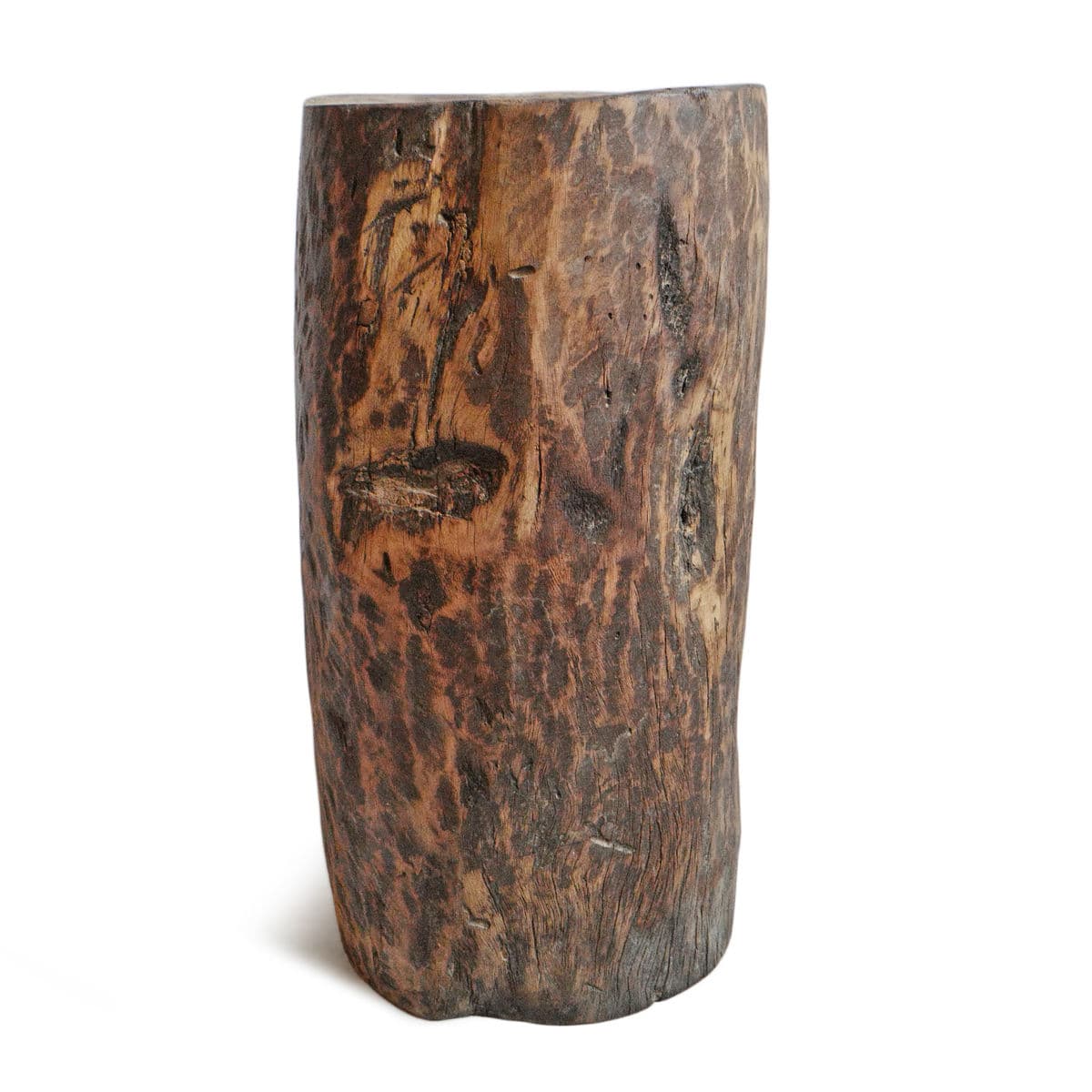 Antique India Wood Butter Pot - Thumbnail 3