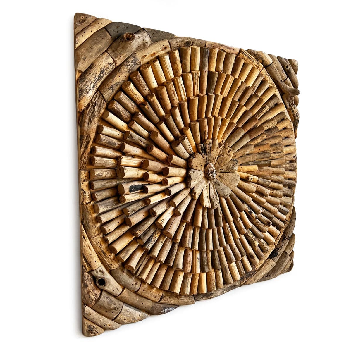 Driftwood Square Design Wall Art - Thumbnail 3