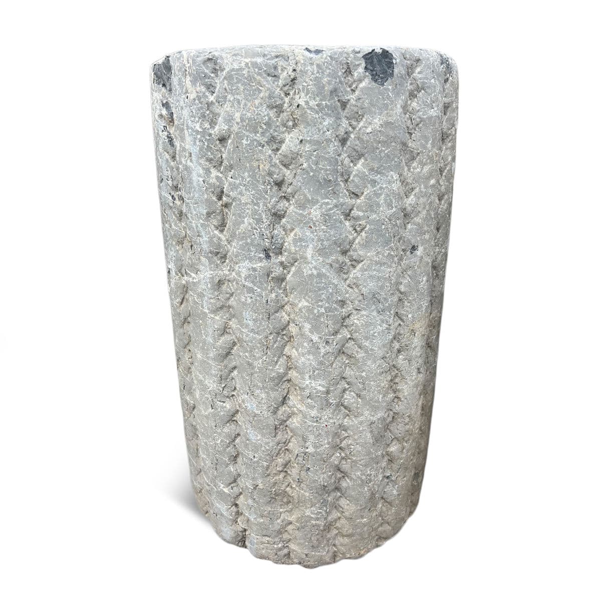 Vintage Mongolian Stone Field Roller - Thumbnail 3