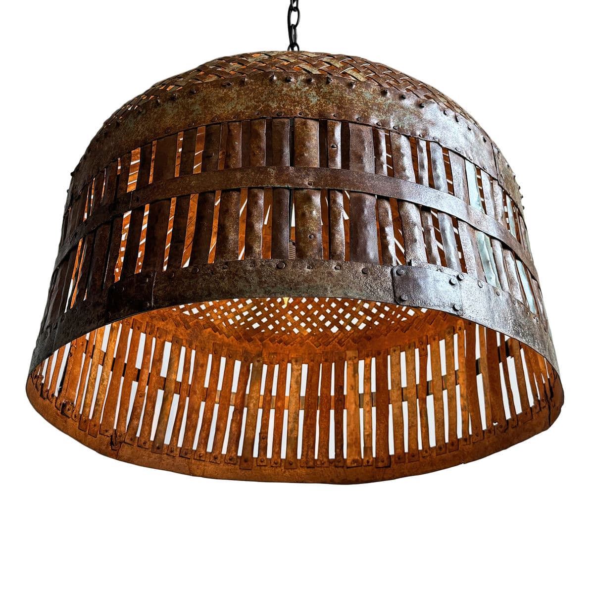 Vintage Iron Cage Pendant Light - Thumbnail 3