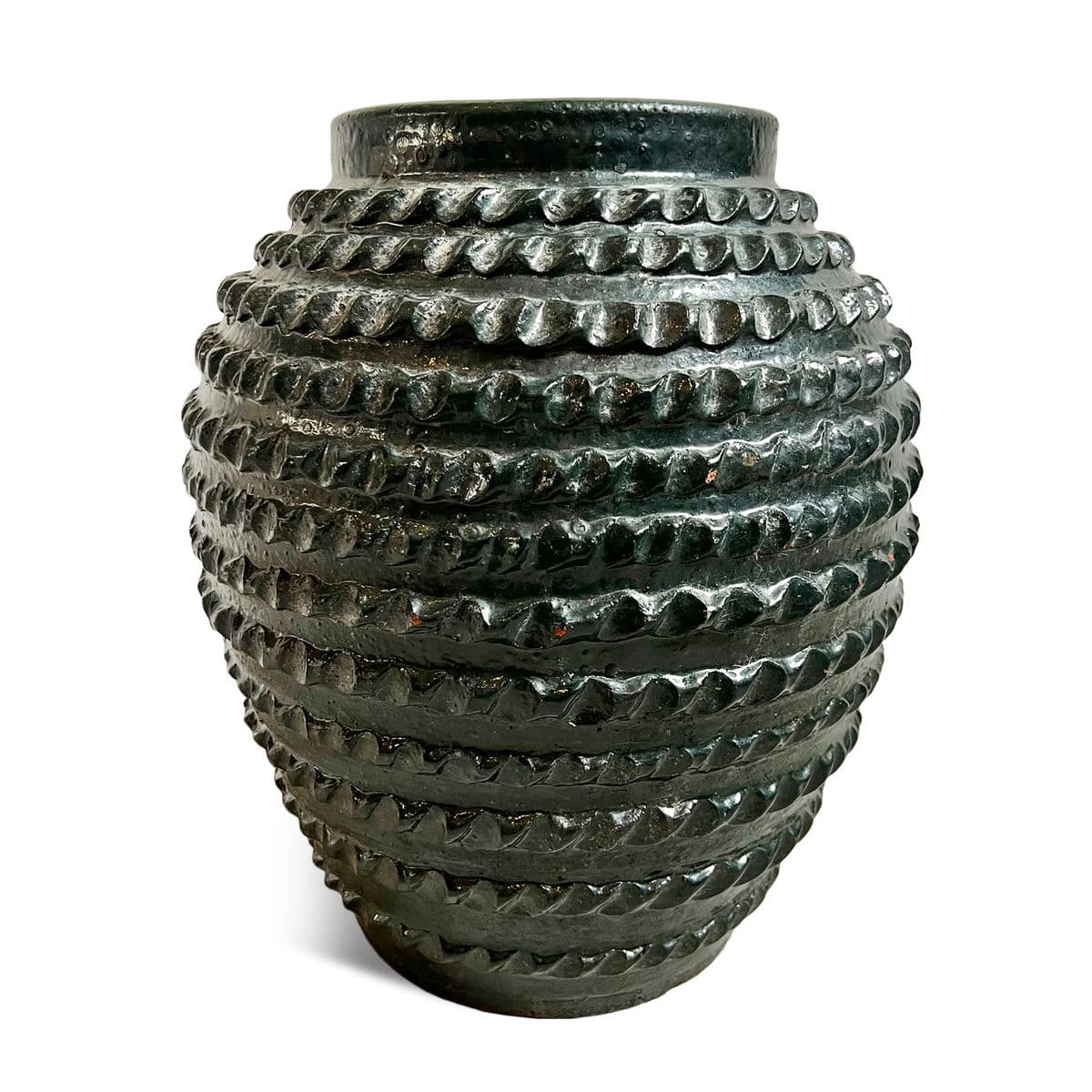 Antique Java Ceramic Vase - Thumbnail 3