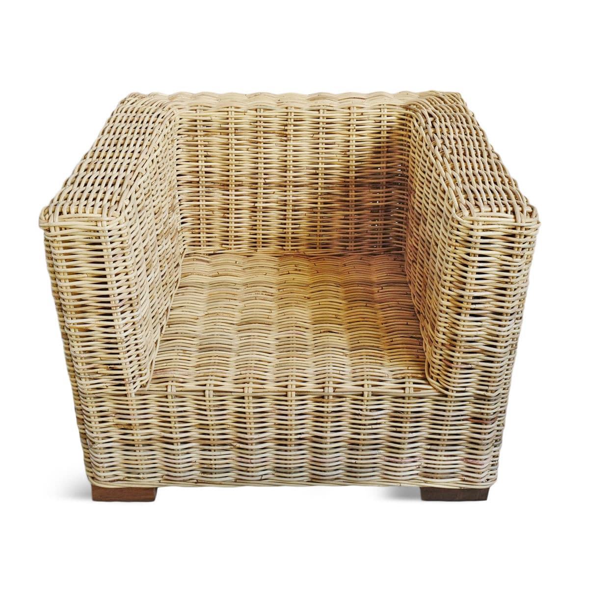 Rattan Cube Arm Chair - Thumbnail 3