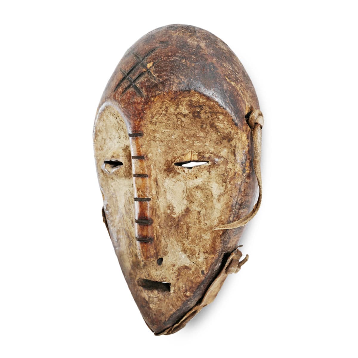 Vintage Carved Lega Mask - Thumbnail 3