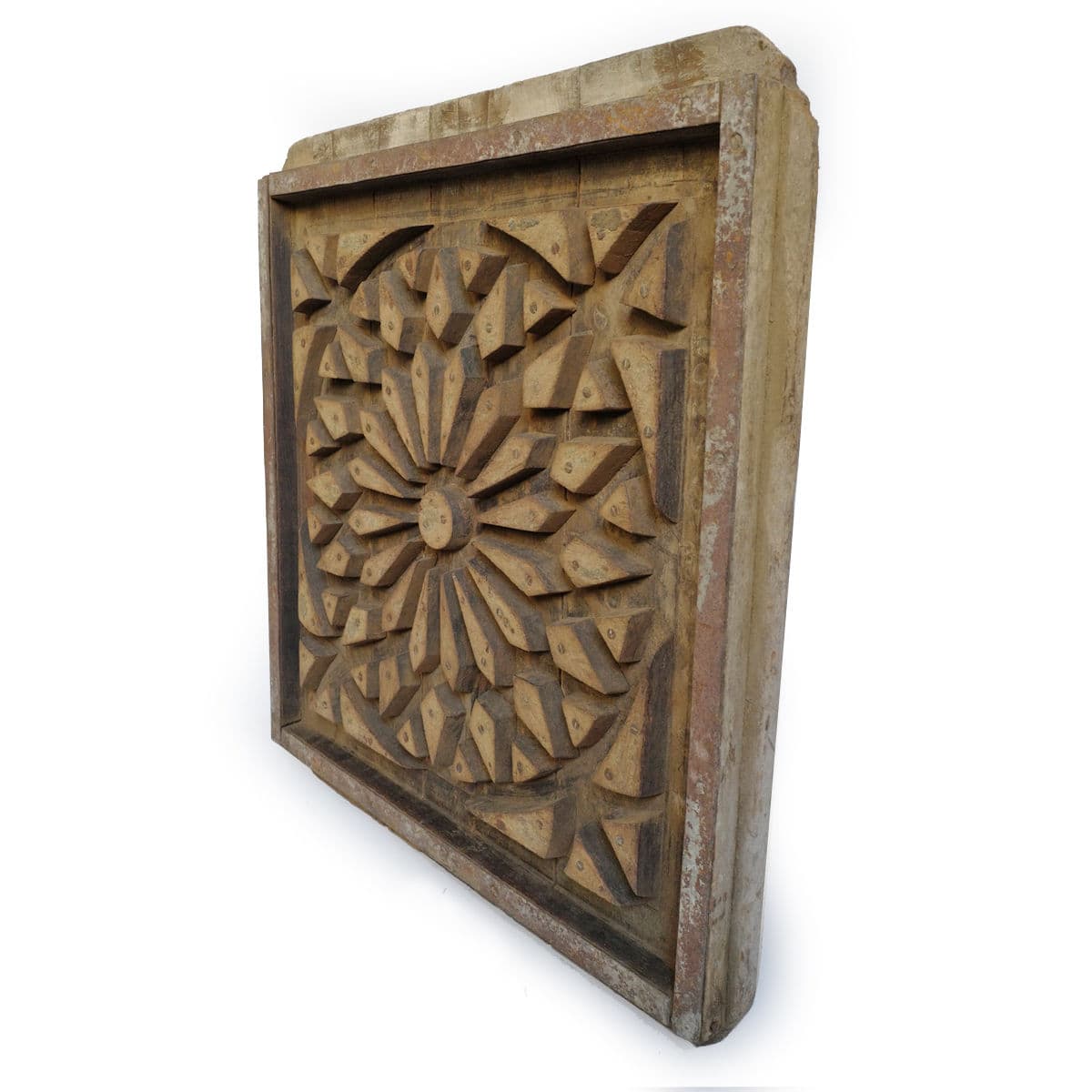 Antique Wood Print Block Panel - Thumbnail 3