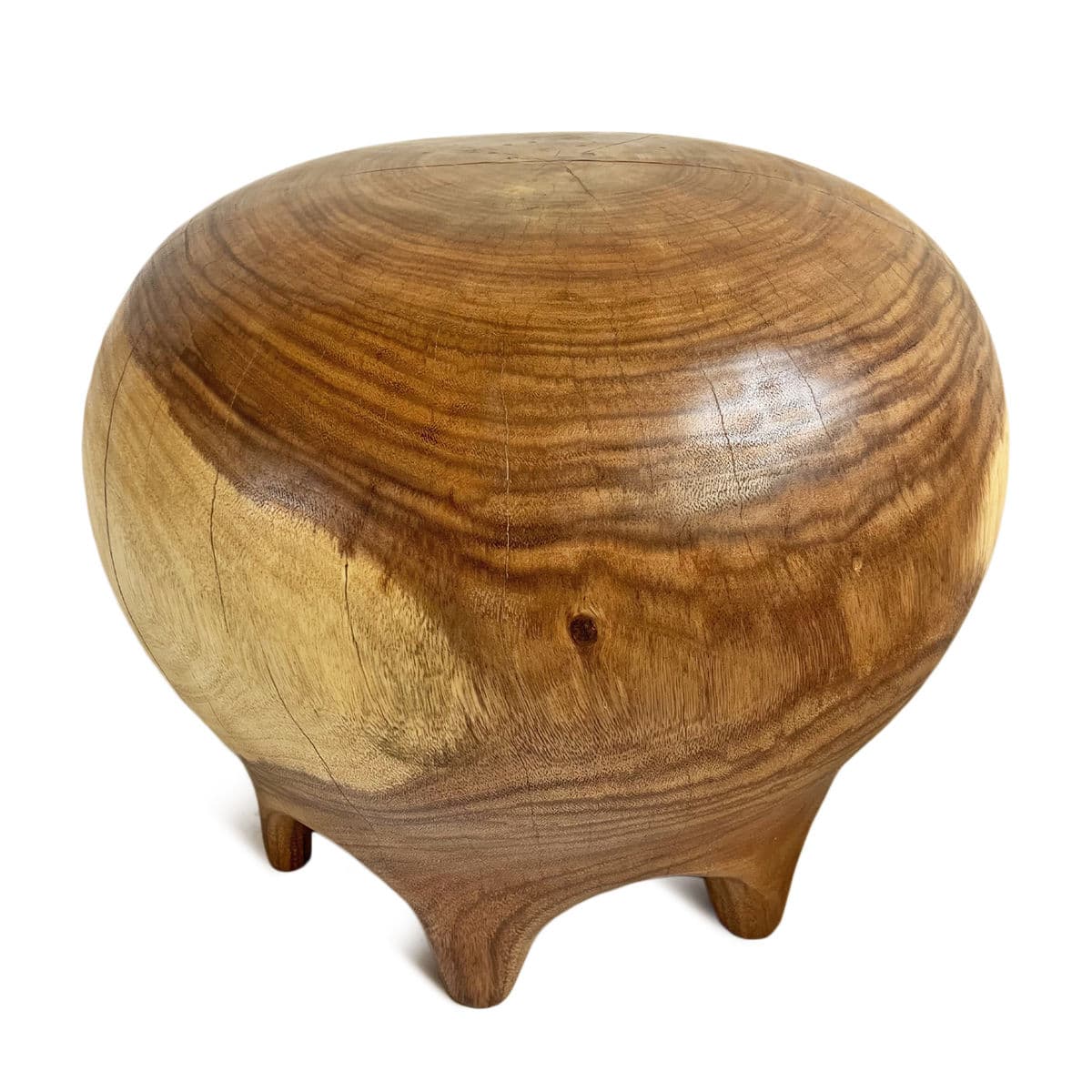Two Tone Bulb Drop Stool Table - Thumbnail 3
