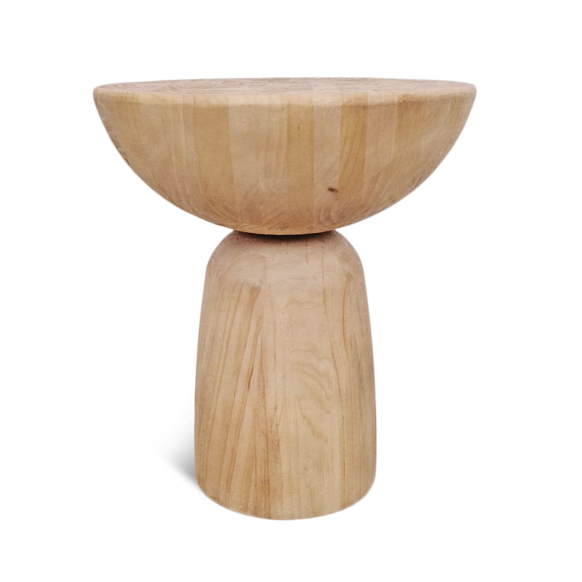Brea Modern Wood Side Table - Thumbnail 3