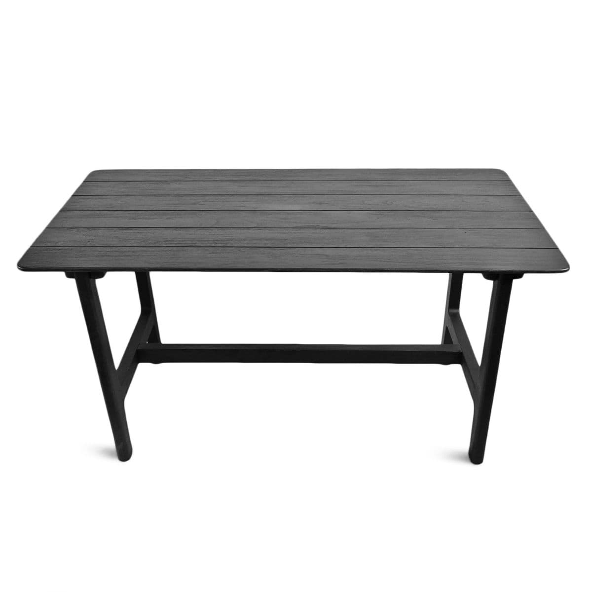 Outdoor Indoor Black Teak Counter Table - Thumbnail 3