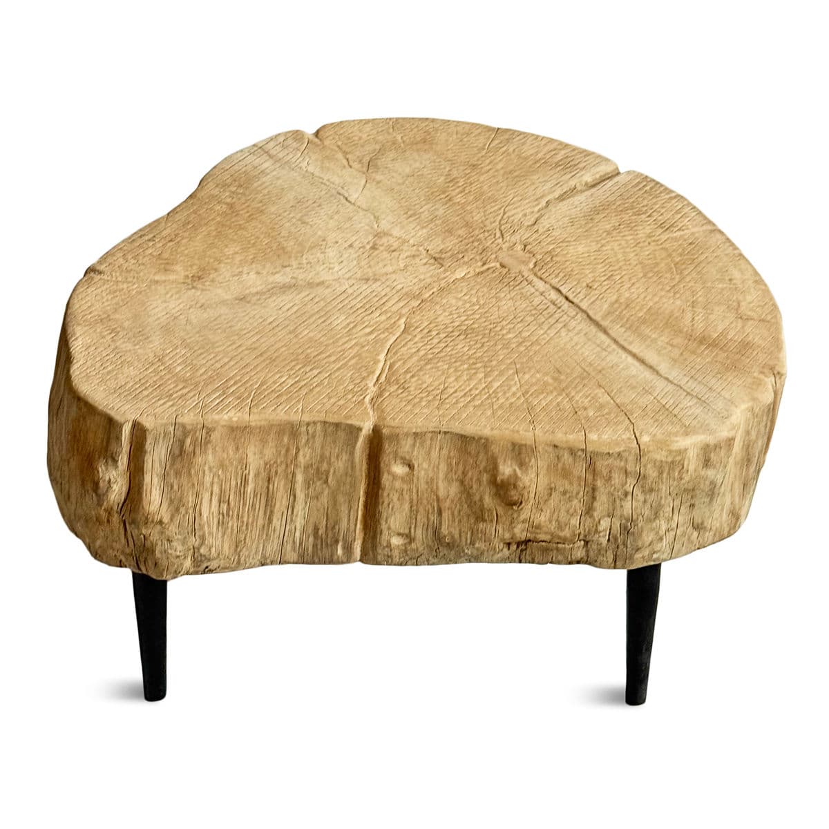 Organic Modern Raw Stump Low Table - Thumbnail 3