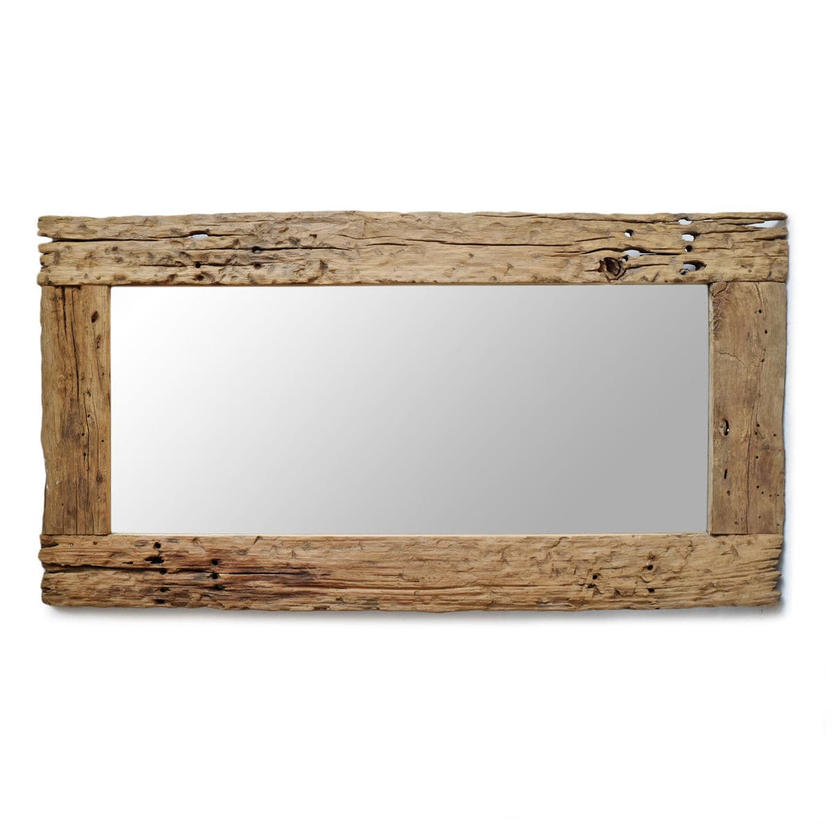 Rustic Railroad Wood Mirror - Thumbnail 3